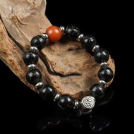 西藏天鐵天地印.西亞古珠手串(手圍17公分)