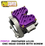 [ VERSION V2 ] Y15ZR Y15 LC135 LC 135 PROTAPER RACING CNC HEAD COVER ( V2 ) + SCREW