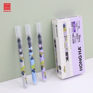Hong Ha Minions gel Pen Box of 12 0.5mm nibs - HH 210 (Blue, black, purple) - 2760