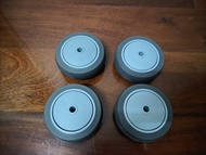 ล้อรถเข็น ล้อยาง TPR ล้ออเนกประสงค์ ล้อเปล่ายางเทา ล้อ เข็นนิ่ม เข็นลื่นเงียบ ไม่ทำให้พื้นเป็นรอย มี