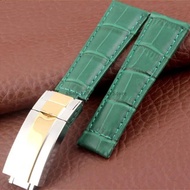 สายหนังแท้20มม. สำหรับ Rolex GMT Submariner Series สายรัดข้อมือสายข้อมือสำหรับเปลี่ยนผู้ชายนาฬิกาข้อ