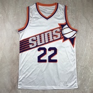 Sun Team No. 22 Ayton Hot Press Version Basketball Uniform Hot Print Jersey White Vest XCKV