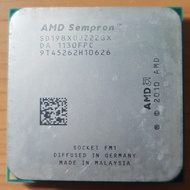 AMD Sempron X2 198 ( F1腳位 / K10 / 2.5G ) 拆機良品、附原廠風扇