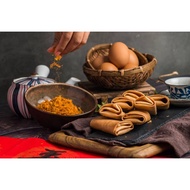Home made egg roll (Spicy chicken floss) -  香辣鸡丝手工蛋卷