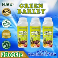 3 BOTTLES GREEN BARLEY JUICE AUTHENTIC SOLD BY ABUNDANT LIFE