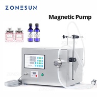 ZONESUN ZS-YTMP1S Bottle Filling Machine Magnetic Pump Mineral Water Essential Oil Fluid Quantitative Filler Packing Production