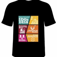 Kaos SDGs Desa bisa request warna dan Nama Desa SDGs