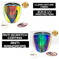 VISOR HELMET DESIGN Xdot X Dot REBORN REVO 3 BUTTON BOB MS 88 SGV TAJAM V SHAPED V-20