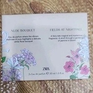 Zara 香水  NUDE BOUQUET + FIELDS AT NIGHTFALL 30+30ml 組合