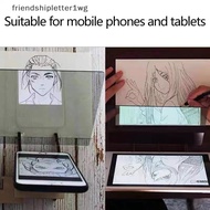 （friend） Optical Clear Drawing Board, Portable Optical Tracing Board Image Draw Board Tracing Drawin