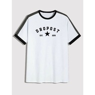 KATUN DROPOST STAR JUMBO TSHIRT BIG SIZE COMBED COTTON SHORT SLEEVE FOR MEN AND WOMEN ADULT OVERSIZE