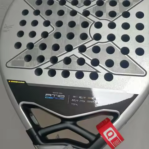 X-ONE-Carbon Fiber Paddle Raquete De Tênis, Núcleo Redondo Forma Para Iniciantes, Raquete Sem Capa S