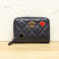 CHANEL CHANEL海軍藍卡包肩背包