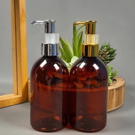 Botol Pump Clip Oil 250 Ml / Botol Sabun 250 Ml OVAL AMBER WARNA ELEGAN