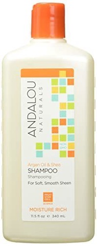 ▶$1 Shop Coupon◀  Andalou Naturals Argan Oil &amp; Shea Moisture-Rich Shampoo, 11.5 oz, For Dry, Frizzy,
