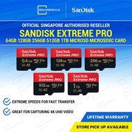 SanDisk Extreme Pro microSD 64GB 128GB 256GB 512GB 1TB microSDXC CARD