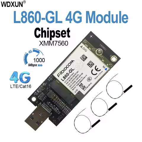 USB 4G Module L860-GL FDD-LTE TDD-LTE Cat16 4G Card L860 GL LTE Module USB Module l860-gl