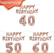 40" Number 18th 21th 30th 40th 50th Anniversary Balloons Decoration Gold Happy Foil Birthday Party S