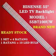 (NEW 1SET) 55B7100UW Hisense 55'' LED TV Backlight / Lamp TV 55B7100