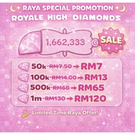 Cheap Royale High Diamonds [50k,100k]