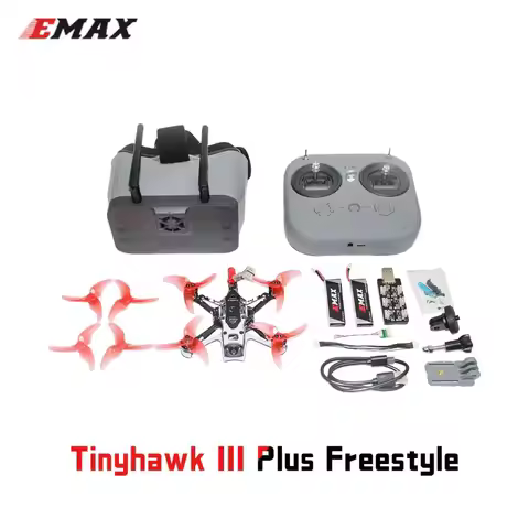 Emax Tinyhawk III Plus Freestyle Analog/HD Zero BNF/RTF Racing Drone TH12025 7000KV 2S 2.4G ELRS Wit
