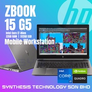 HP ZBOOK 15 G5 G6 I7 - 8/9GEN GRAPHICS NVIDIA QUADRO 32GB RAM + 512GB SSD REFURBISHED LAPTOP USED NO
