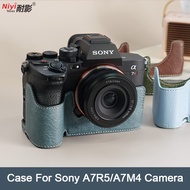 Camera Half Case Base Camera Case Bag for Sony A7CR A7C2 A7R5 A7M4 Sony A7 Mark 4 IV A7R Mark V 5 Ca