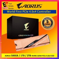 iXwB AORUS SSD 500GB / 1TB / 2TB NVME GEN4 PCIe 4.0x4 NVMe SSD