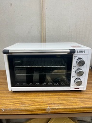 【尚典中古家具】SAMPO聲寶20L電烤箱 KZ-XD20 （2022年）  中古.二手.機械選鈕式電烤箱.雙層溫控電烤箱.玻璃烤箱.烘培烤箱