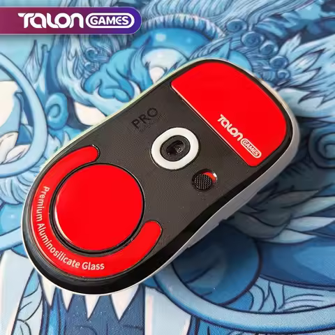 1 Pack Talon Games Tempered Glass Mouse Skates For Logitech GPW GPro X 1 2 G502X G403 Viper V2 Pro U