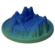 Earth Esprit Mountains Incense Burner/ Holder - Backflow Incense Cone Burner, Incense Stick Burner, 