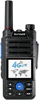 Ruyage ZL50 Walkie Talkie Phones for Zello PTT Button APP Mobile Radio 3G/4G Network 100 Miles Long 