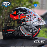 หมวกกันน็อคเต็มใบ RD (Random)  รุ่น CZR BT รองรับการติดบลูทูธ ถอดซักได้ ฟรีถุงผ้า แถมชิวดำฟรีอีก 1 แ
