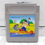 Original Cartridge [GB] [0040] Kawa no Nushi Tsuri 3 (Japan) (DMG-A7KJ) Gameboy Game Boy Fishing Fis