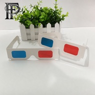 F Red Blue 3D Glasses Paper Frame Anaglyph Cinema Viewing Glasses Movies Video 3D C1