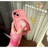 Cute Patrick series inflatable bubble case ip 13 ip14 ip 15 ip 13pro ip 14pro ip 13promaxx