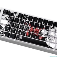 dingdongaa 74Key Berserks Side Print Translucents Keycaps Original Profile for 60 61 65 67