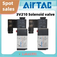 AIRTAC 2-position 3-way NC pneumatic solenoid valve 3V210-06-NC 3V210-08-NC DC24V AC220V DC12V AC110
