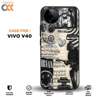 VIVO V40 Case - VIVO V40 NRVNA Motif Casing - Premium Softcase - Silicone hp - Casing - Casing - Lat