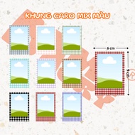 6X9 checkered frame Combo (18 - 27 - 36) photos.