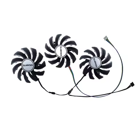 GPU VGA Cooler,Video Cards Fan,3Pcs/Set,75MM Diameter Size,GA81S2U,For Gigabyte Geforce rtx3060ti RT