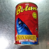 (Ready stock)CAP BOTAN IKAN SARDIN DENGAN SOS TOMATO 425GM