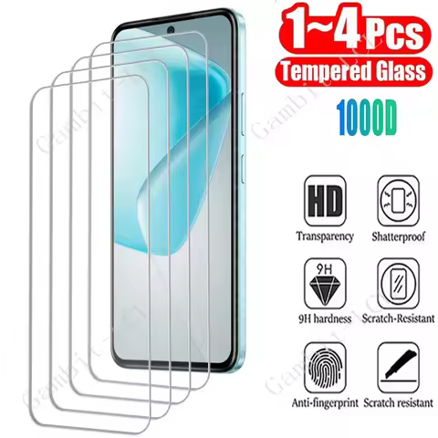 1/4PCS Tempered Glass For Infinix Hot 60 60i 4G 5G 50i 50 Pro 40 40i 30 30i 20 Play 20S 20i 12 12i S