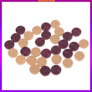 [Tachiuwa2] 32pcs Draughts Checkers Backgammon Chess Pieces Replacement Chess Pawn