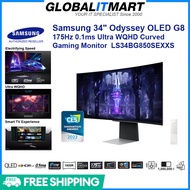 Samsung OLED LS34BG850SEXXS 34" Odyssey G8 Ultra WQHD Curved Gaming Monitor/ S34BG85 / LS34GB85 / S34BG850 (Brought to you by GLOBAL IT MART PTE LTD)