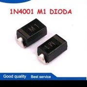 1N4001 M1 1N 4001 SMD DIODE with value according to title