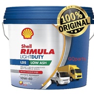 Shell rimula light duty 10W40 LD5 7.5litre 100%original shell **Only In Sarawak**
