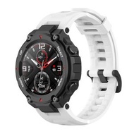 全城熱賣 - 適用於 華米 Amazfit T-Rex A1918 霸王龍硅膠手錶錶帶（白色）