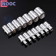 【NOOC】12 Point Mirror Short Socket Head 1/4 Drive Torx Bit Ratchet Wrench Adapter