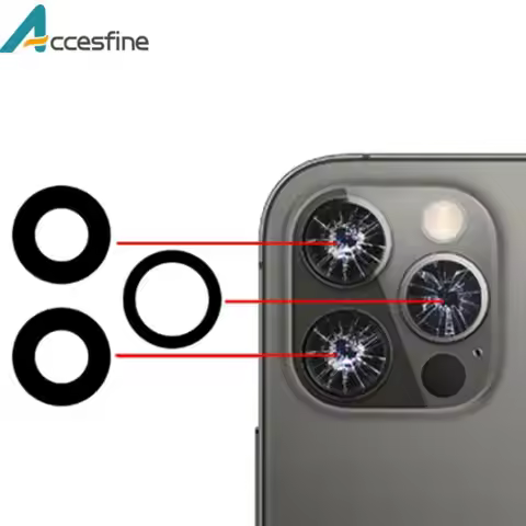 1 Set New Rear Camera Lens For Apple iPhone 11 12 13 14 pro max mini Back Camera Glass Replacement P